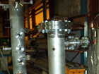 Coalescer Gas Filter on hydro - test during manufacture