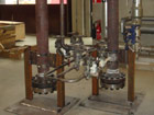 8" KSS Cyclone Steam Separators c/w drain reservoir, steam traps and drain isolating valves